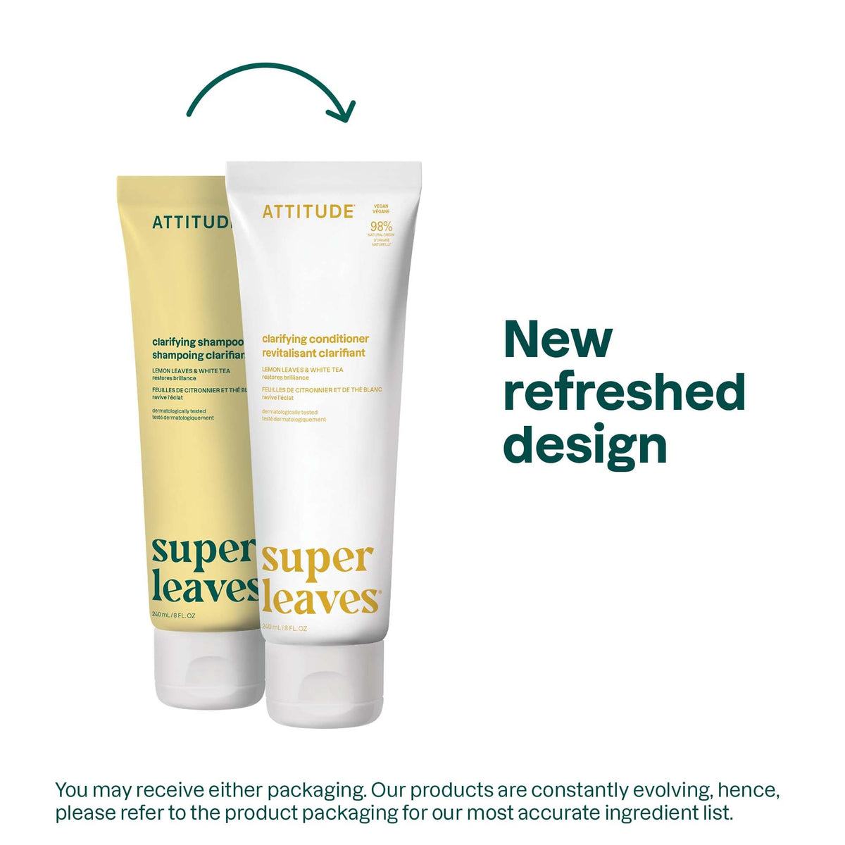 ATTITUDE Clarifying Hair Conditioner for Oily Hair & Build Up, 8 Fl Oz