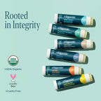 Buy now Cliganic Organic Lip Balm Set (6 Flavors) - 100% Natural Hydrating, Moisturizing for Dry Cracked Lips, for Men & Women at indiglob india