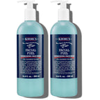 Kiehl's - Facial Fuel Men's Energizing Face Wash | Refreshing, Foaming Gel Cleanser Cleanses Skin Without Drying - With Caffeine & Menthol - Suitable for All Skin Types