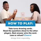 Truth or Drink Party Game by Cut I As Seen on TikTok, YouTube, and Snapchat | 410 Hilarious Questions | Ages 21+ | 2+ Players I Fun Games for Adults