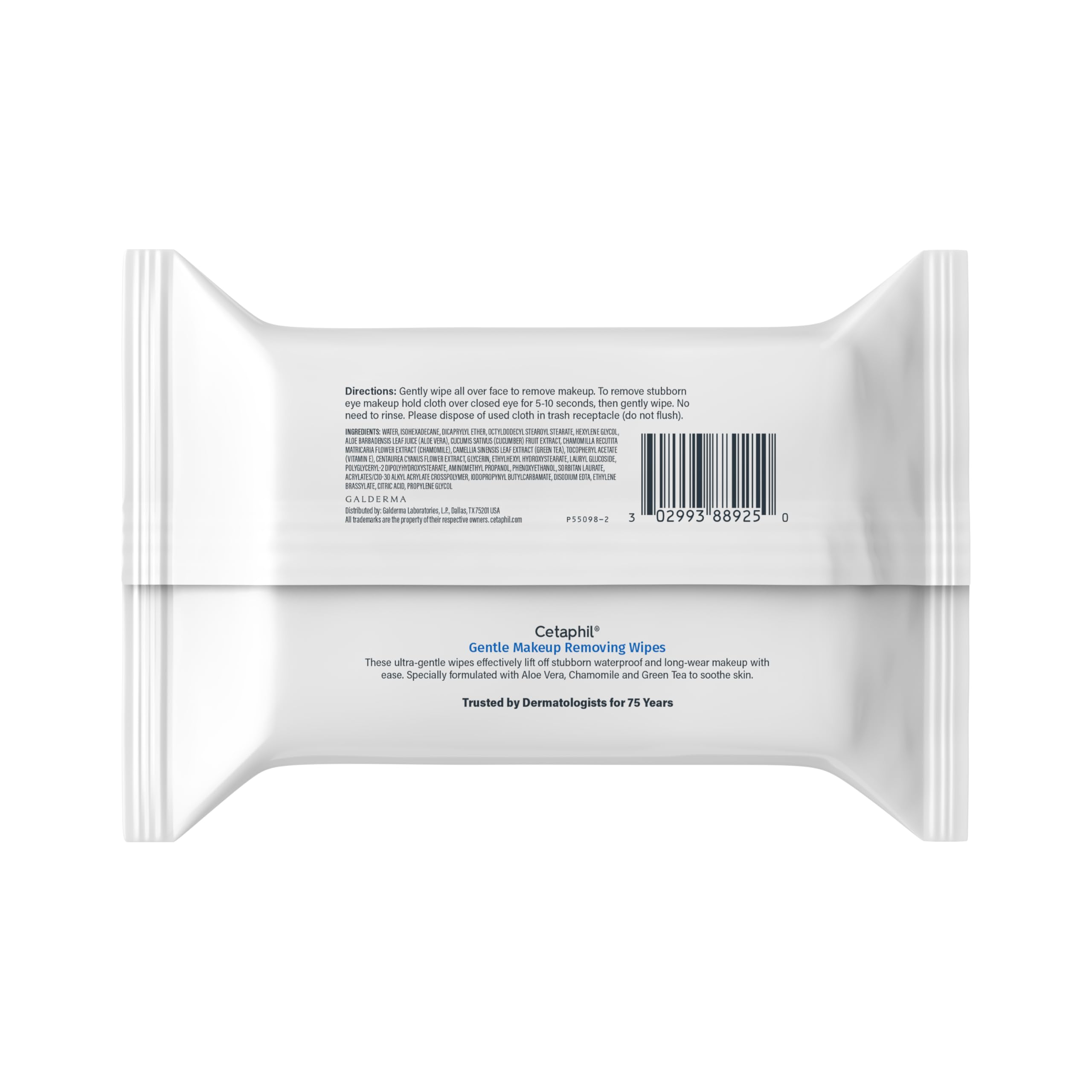 Buy now Cetaphil Gentle Makeup Removing Face Wipes, Daily Cleansing Facial Towelettes Gently Remove Makeup, Fragrance and Alcohol Free, 25 Count at indiglob india
