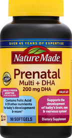 Buy now Nature Made Prenatal Vitamins for Women with Folic Acid + DHA, Prenatal Vitamin and Mineral Supplement for Daily Nutritional Support, 110 Softgels, 110 Day Supply at indiglob india