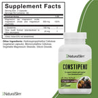 NaturalSlim Constipend Magnesium Oxide, 120 Vegetable Capsules, 3 Pack | Constipation Relief, Colon Cleanser and Stool Softener for Women and Men