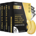 Buy now Under Eye Patches (20 Pairs) - Eye Patches For Puffy Eyes And Dark Circles - Under Eye Mask For Beauty & Personal Care - Under Eye Mask Amino Acid & Collagen For Dark Circles And Puffiness by Celor at indiglob india