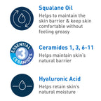 CeraVe Hydrating Foaming Oil Facial Cleanser with Hyaluronic Acid, 19oz | Squalane Face & Body Wash with Double-Cleansing Efficacy Removes Makeup without Residue, For Dry To Very Dry Skin