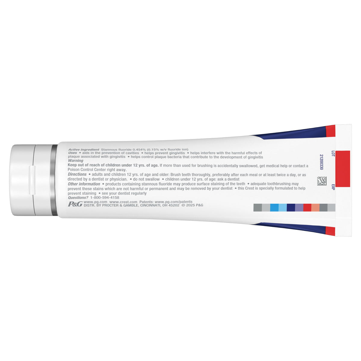 Pro-Health Gum Recession Toothpaste 4.6 oz - Anticavity, Antibacterial Fluoride Toothpaste, Clinically Proven, Gum Protection Even in Areas of Recession