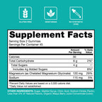 Qunol Magnesium Glycinate Gummies 120mg, Vegetarian, Gluten-Free, 90ct | Support Nerve, Bone & Muscle Health, Cognitive Performance, Healthy Stress Response, Restful Sleep; Vegetarian, Non-GMO