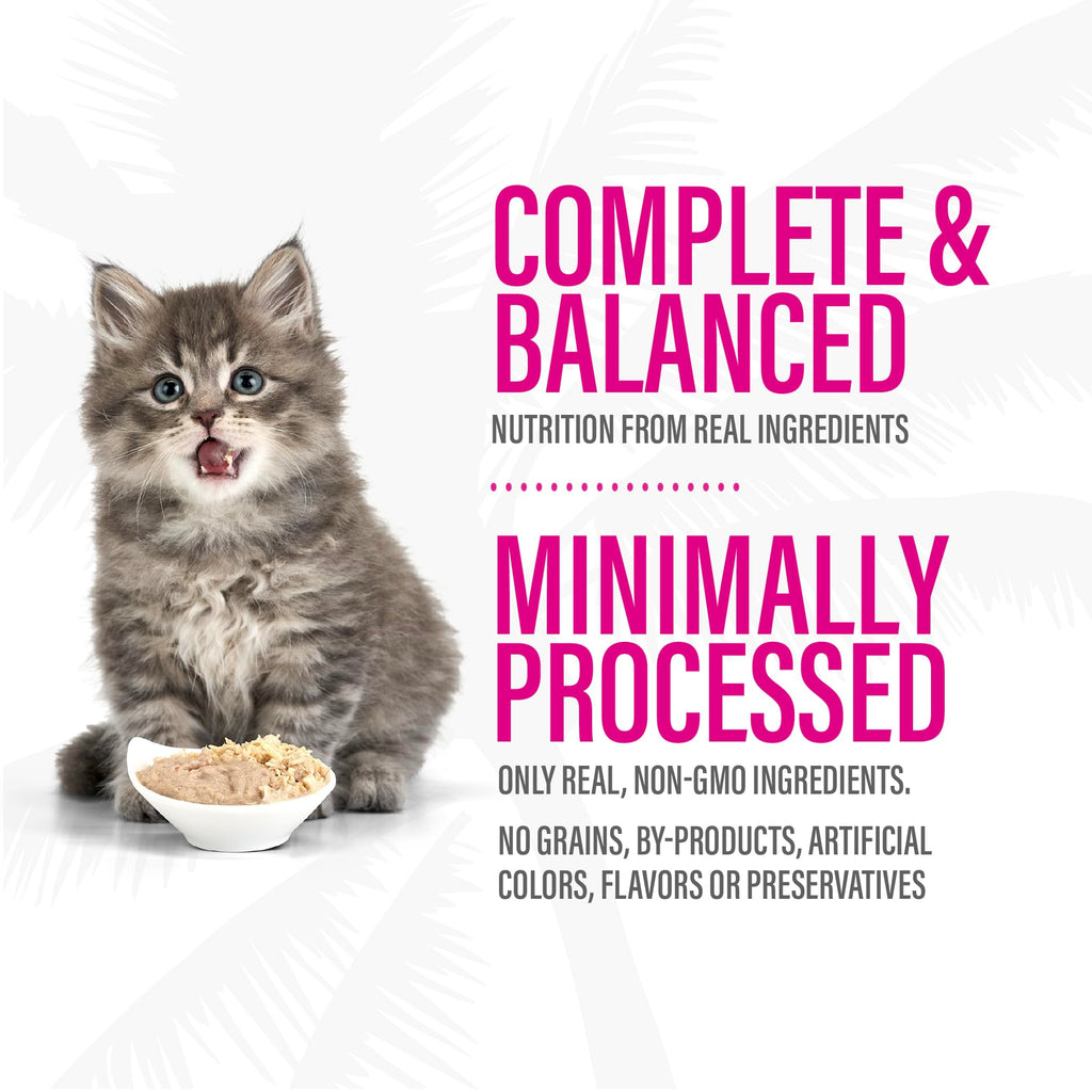 Tiki Cat Baby Pate Wet Kitten Food, Variety Pack, 2.4 oz. Cans (12 Count)