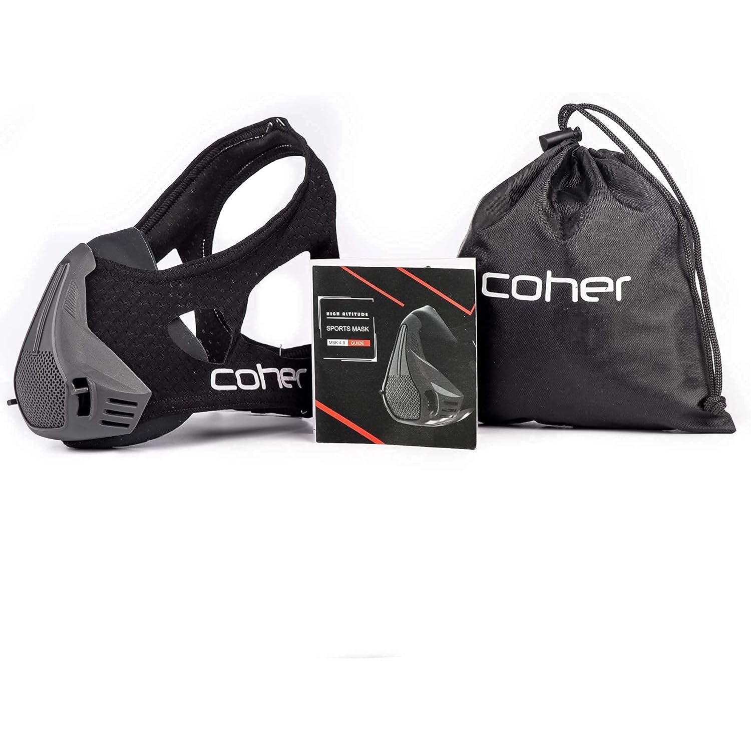 Buy now Workout Mask Breathing Mask for Men and Women - Adjustable Resistance Levels - Increase Lung Capacity and Endurance - Ideal for Jogging, Sports, Cycling, Fitness at indiglob india