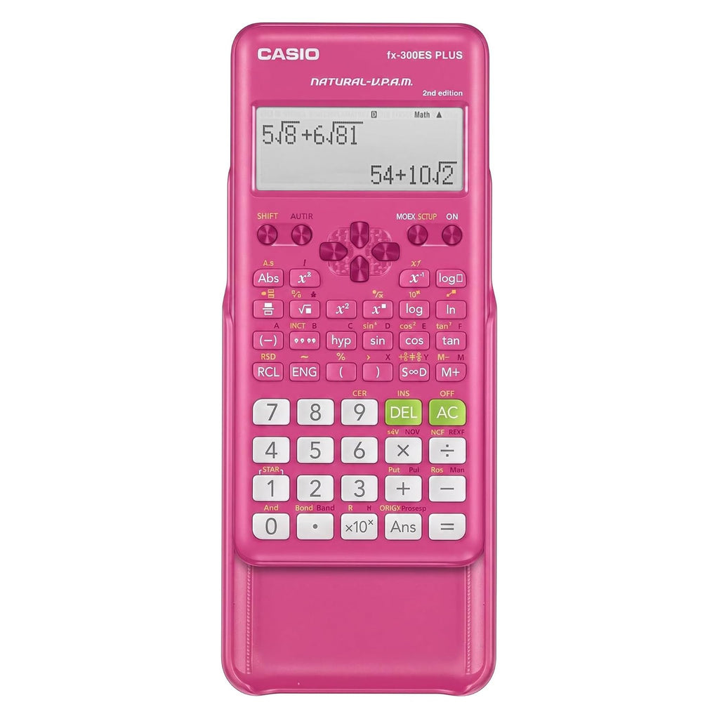 Casio FX-300ESPLSBPKWAIT Scientific Calculator, Pink