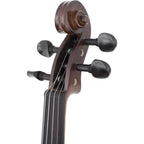 Buy now Cecilio 4/4 Full Size Violin - Hand-Carved Solid Spruce & Maple, Ebony Fingerboard, Deluxe Oblong Hard Case & Bow Included, Fiddle Set for Beginners Professionals at indiglob india
