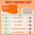 2 PCS Persimmon Soap Bar for Old People Smell, Deodorizing Bar Soap