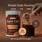 Santo Remedio Super Café, Nutrient Infused Dark Roast Coffee, 30 Servings