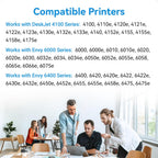 67XL Ink Cartridges Black Color Combo Pack Compatible for HP Ink 67 HP67XL Compatible for DeskJet 2855e 2755e 2700 2700e 2800e 4155e 4255e 2734e Envy 6055e 6000 Printer, 2026 Latest Chip