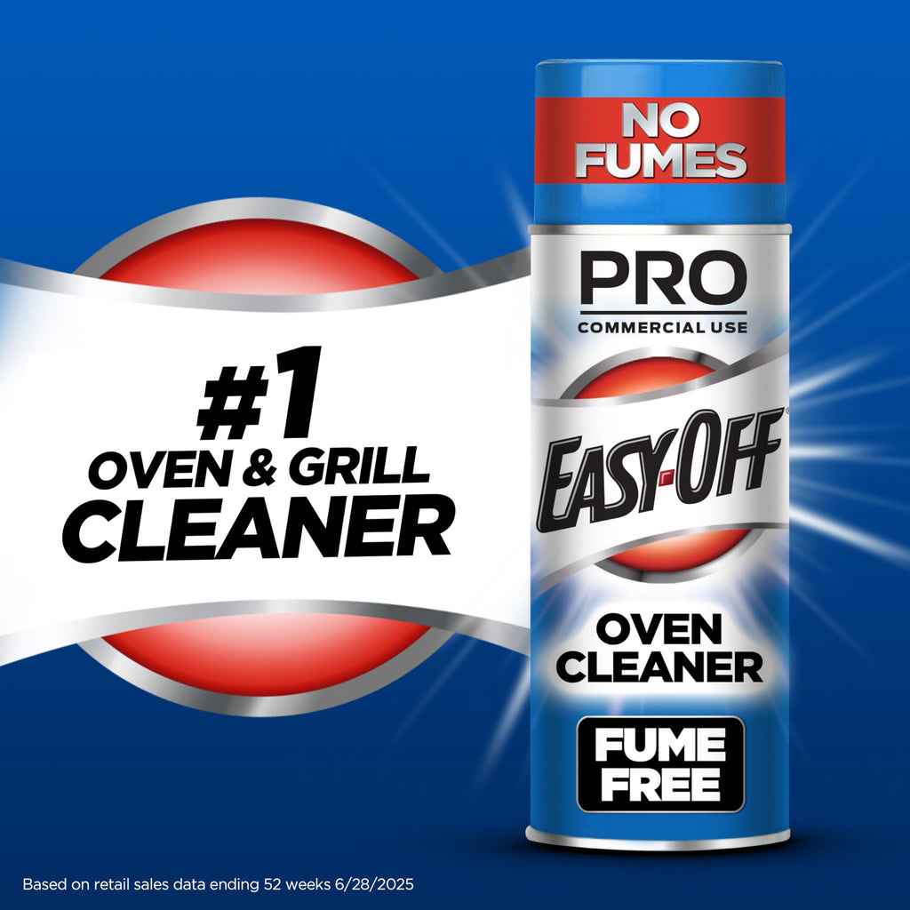 Easy Off Fume Free Oven Cleaner Foam Multi Surface Degreaser, 24oz 2Count