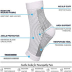 Buy now Neuropathy Socks for Women and Men,Soothe Relief Compression Socks, Ankle Brace for Plantar Fasciitis Sleeve Soothe at indiglob india
