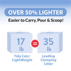 Purina Tidy Cats Light Weight, Low Dust, Clumping Cat Litter, LightWeight Instant Action Multi Cat Litter - 6 lb. Jug