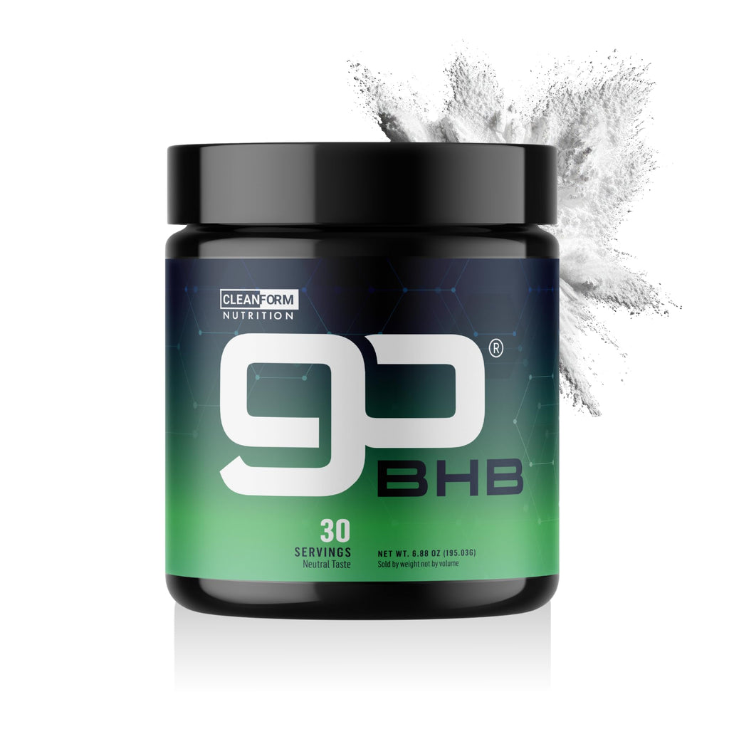 CleanForm goBHB Clean Energy Powder, Neutral, NSF Sport Certified, 6.88 oz