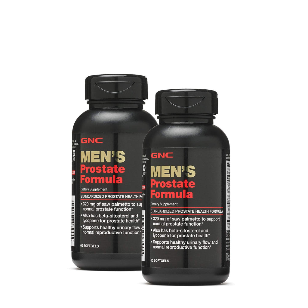 Buy now GNC Men's Prostate Formula, Twin Pack, 60 Softgels per Bottle, Supports Normal Reproductive Function at indiglob india