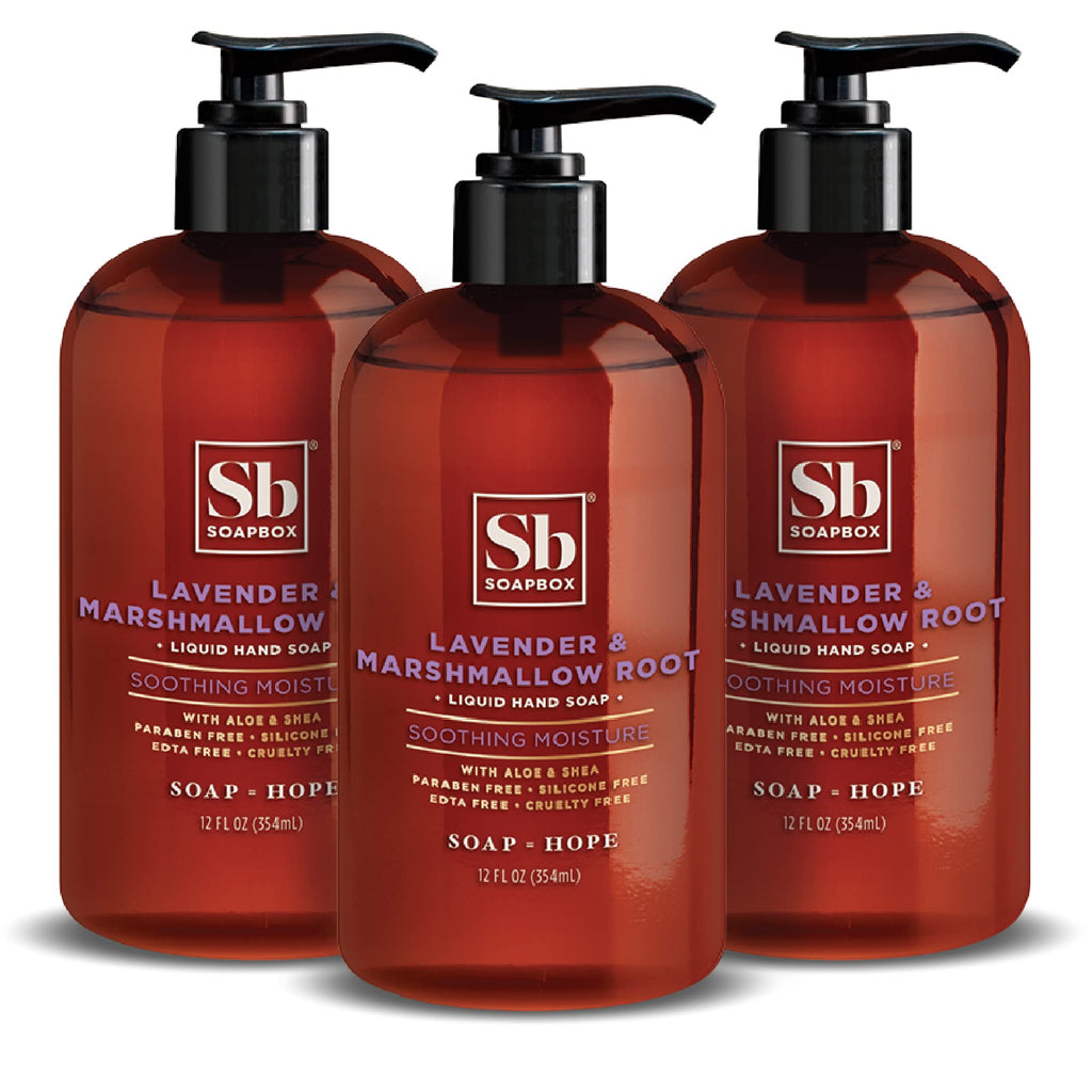 Buy now Soapbox Liquid Hand Soap, Coconut Milk & Sandalwood, Gentle & Moisturizing Hand Wash for Kitchen and Bathroom, Vegan & Cruelty Free Scented Hand Soap 12 Ounce Pump Bottles (Pack of 3) at indiglob india