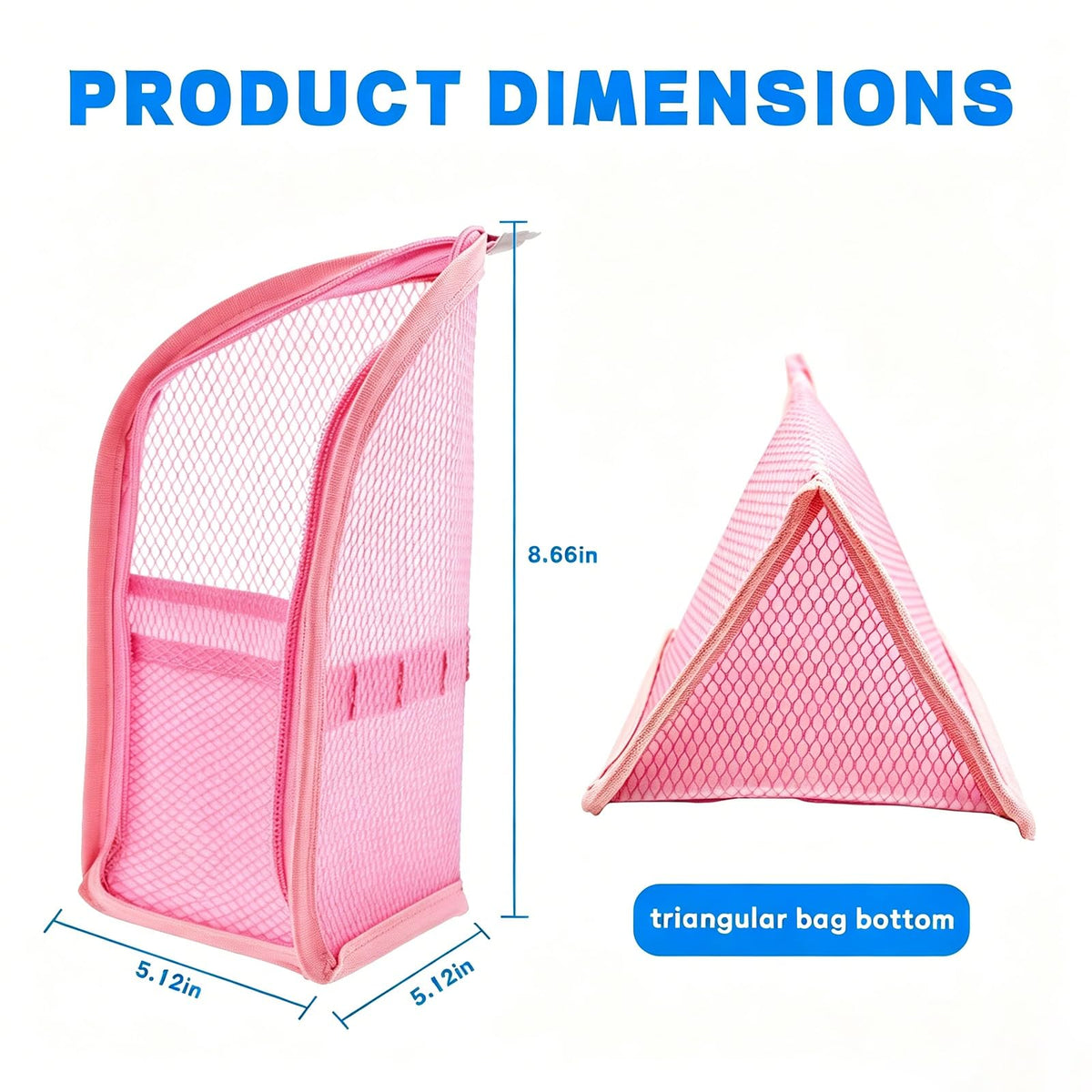 Standing Makeup Bag, Waterproof Foldable Travel Toiletry Bag, 2 Pack