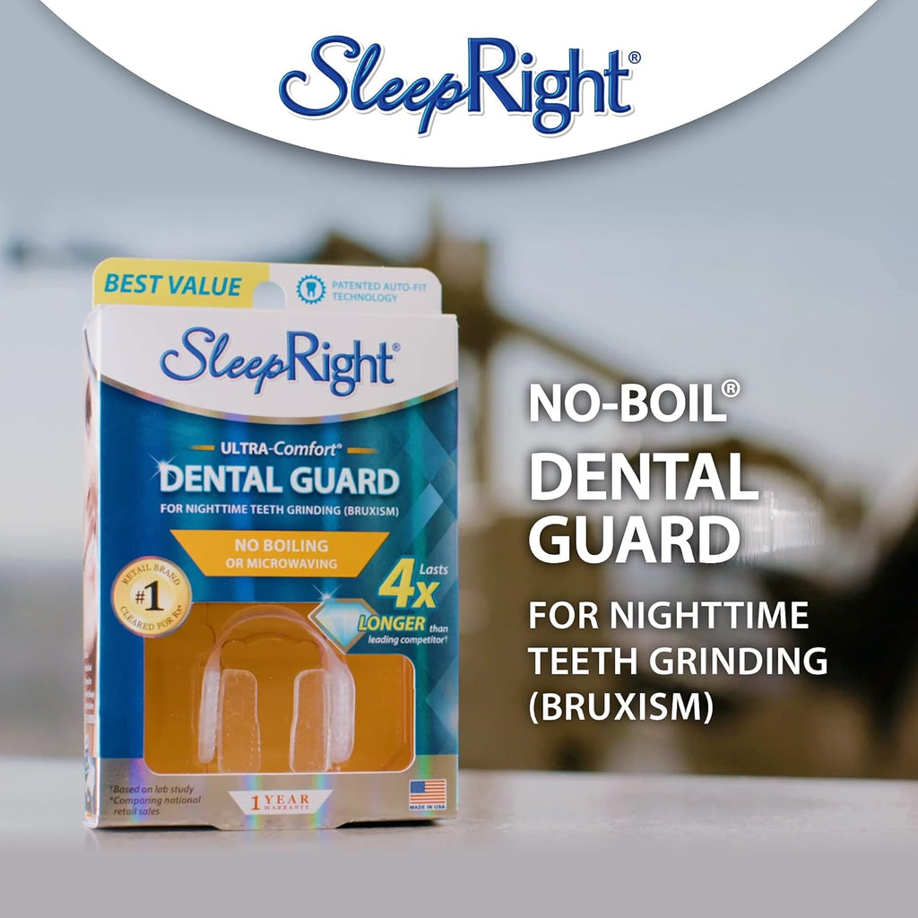 Buy now SleepRight Ultra-Comfort Dental Guard Mouth Guard to Prevent Teeth Grinding - No Boil - Extra Strong at indiglob india