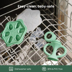 Papablic Easyhold Baby Fruit Food Feeder, Teething Relief & Frozen Teether