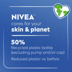 NIVEA Essentially Enriched Body Lotion, Value Pack, 2 x 16.9 FL OZ | Hydrating Body Lotion with Hyaluronic Acid, Almond Oil and Deep Nourishing Serum, For Dry to Very Dry Skin,72-Hour Moisture
