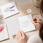 AUDREE Blank Cards with Envelopes, Watercolor Flower 50 Pack 3.5x5 inches