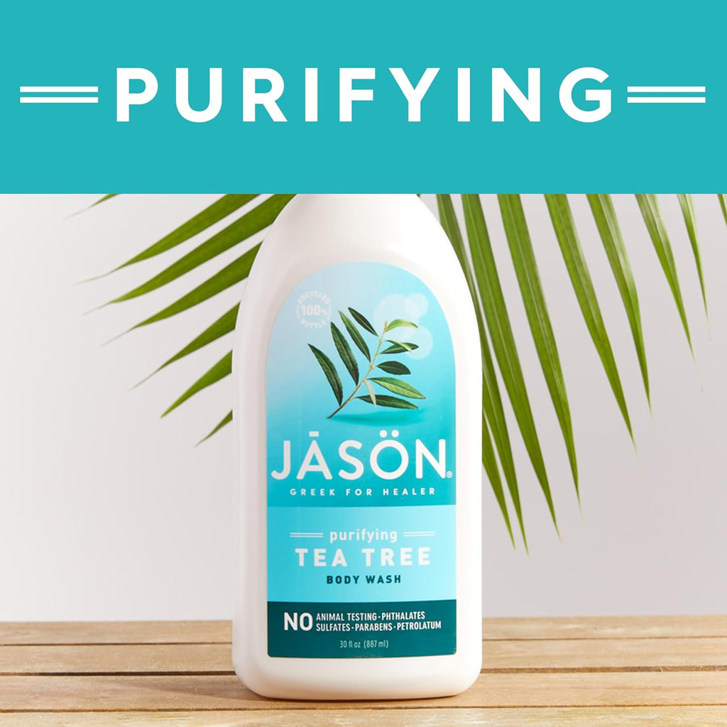 Buy now JASON Tea Tree Purifying Body Wash, For a Gentle Feeling Clean, 30 Fluid Ounces at indiglob india