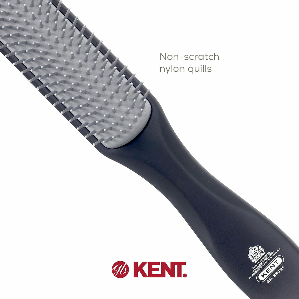 Buy now Kent KFM3 Gel Styling Hair Brush for Men, 9 Row Men's Hair Brush with Ionic Anti Static Bristles, Detangling and Smoothing Short to Medium Length Hair at indiglob india