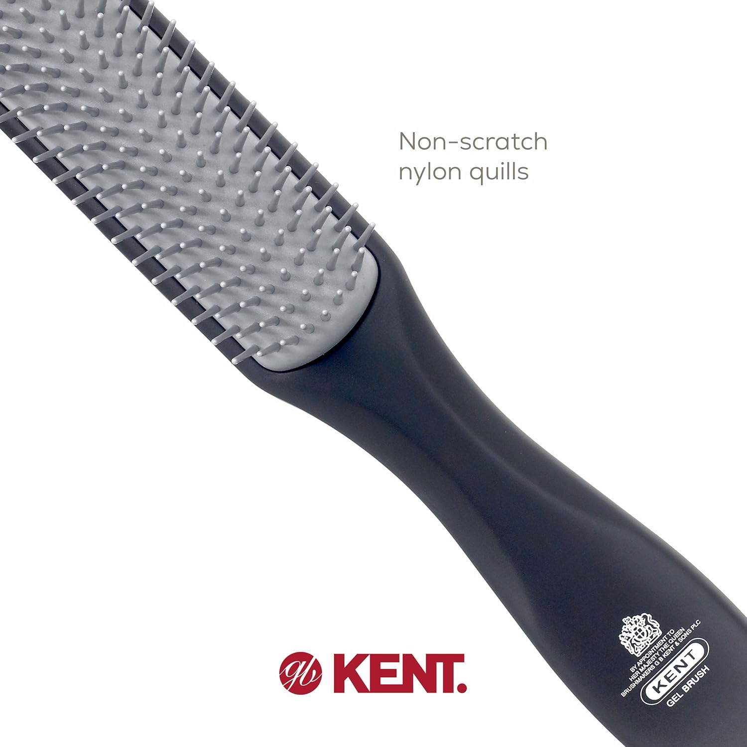 Buy now Kent KFM3 Gel Styling Hair Brush for Men, 9 Row Men's Hair Brush with Ionic Anti Static Bristles, Detangling and Smoothing Short to Medium Length Hair at indiglob india