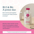 Youtheory B12B6 Liquid, Raspberry Flavor, 1oz Packet, 12 Count | Daily Energy and Brain Support*, Vitamin B12 and B6, Tasty Single-Serving Packs, Vegan, Dairy, Soy, and Gluten-Free