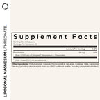 Codeage Liposomal Magnesium L-Threonate, Magtein, NSF, 90 Capsules