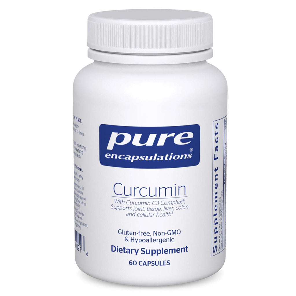 Pure Encapsulations Curcumin, 120 Capsules | 500 mg, Supports Joint Health and Liver Health*, Curcuma Longa Capsule, Non-GMO and Vegan