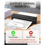 Portable Printers Wireless for Travel, N80 Bluetooth Thermal Printer