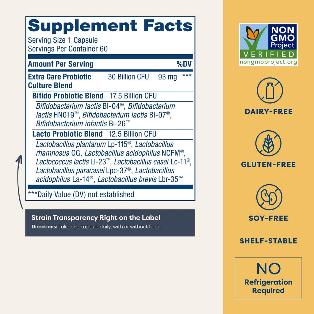 Buy now RenewLife Extra Care Ultimate FLORA Probiotic, 60 capsules at indiglob india