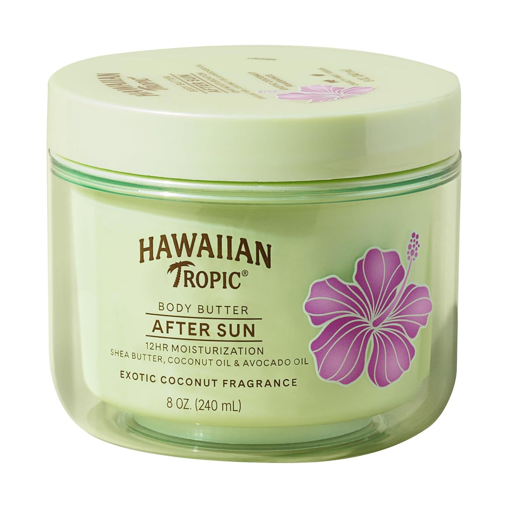 Buy now Hawaiian Tropic After Sun Body Butter with Coconut Oil, 8oz | Hawaiian Tropic After Sun Lotion, Beach Essentials, Summer Vacation Essentials, Tan Extender Lotion, Coconut Body Butter, 8oz at indiglob india