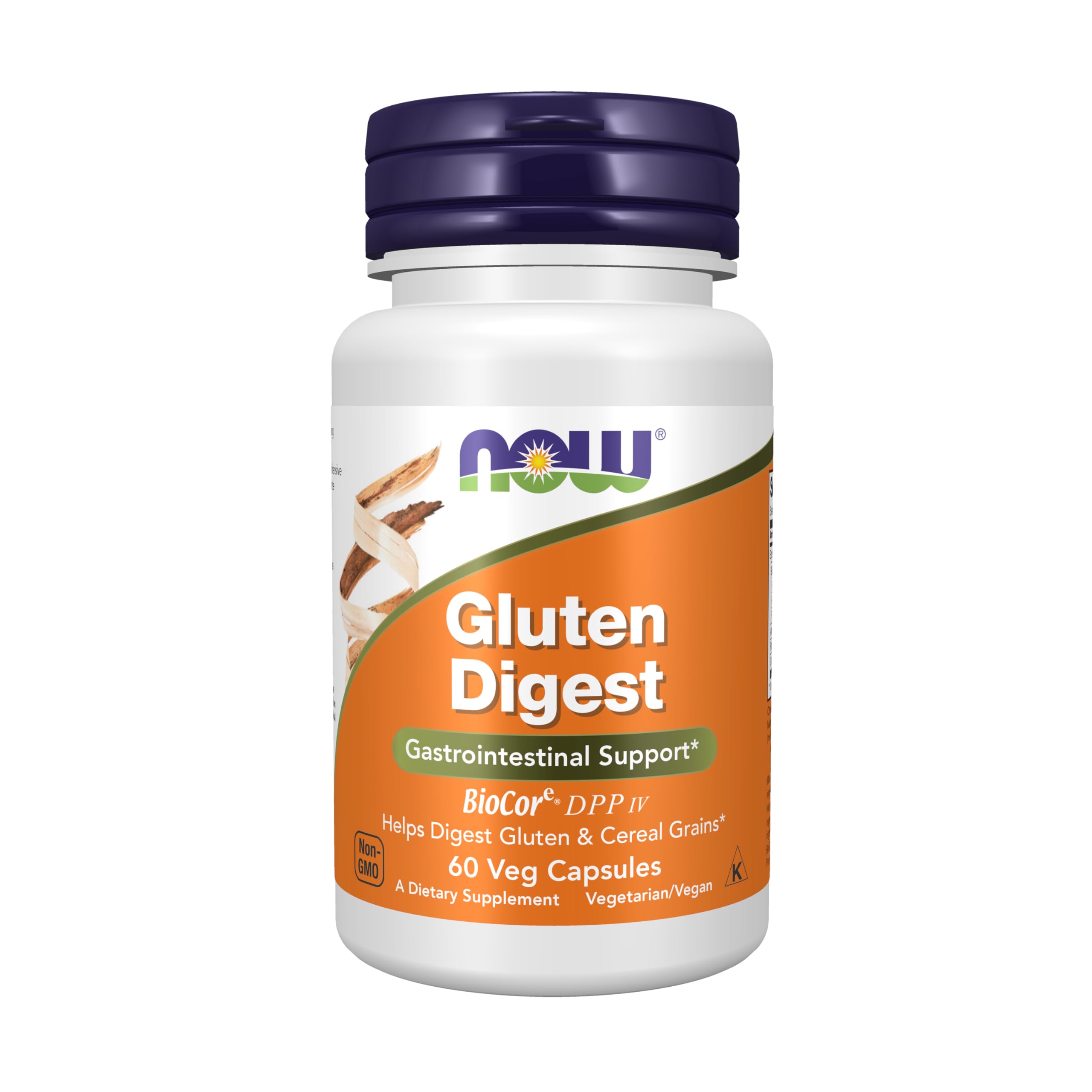 Buy now NOW Foods Supplements, Gluten Digest with BioCore??DPP IV, Gastrointestinal Support*, 60 Veg Capsules at indiglob india