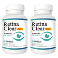 Retina Clear Pro Eye Health Support Supplement, with Minerals and Vitamins, Lutein and Bilberry Extract Supports Visual Clarity, Eye Fatigue Relief & Focus（2PCS）