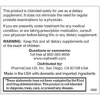 Real Health Prostate Complete, Saw Palmetto Formula - 30 Count (2 Pack) | Prostate Health Supplements for Men, Formula for Healthy Bladder and Urinary Support, with Lycopene, Resveratrol, Selenium