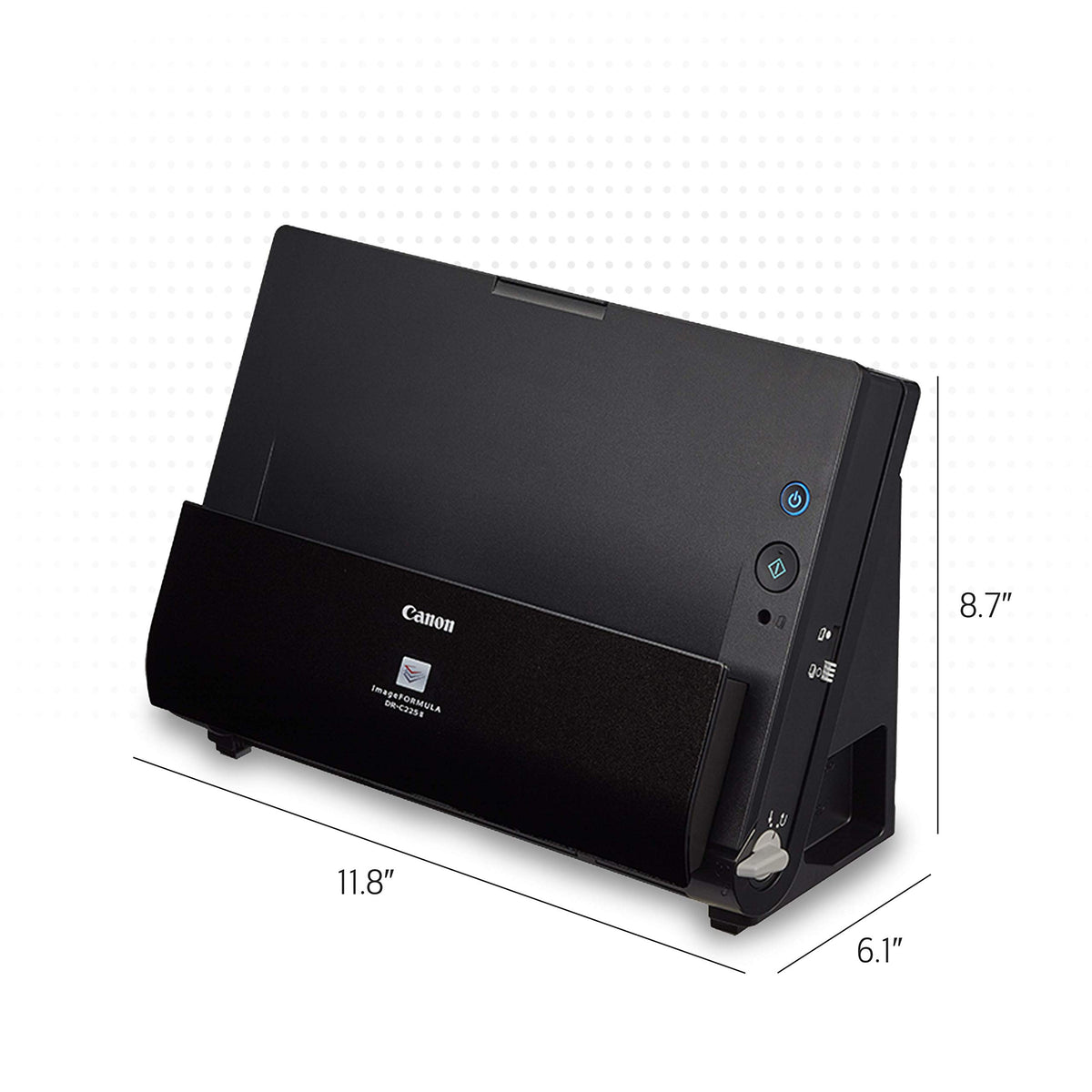 Canon imageFORMULA DR-C225 II Office Document Scanner, Black - 3258C002