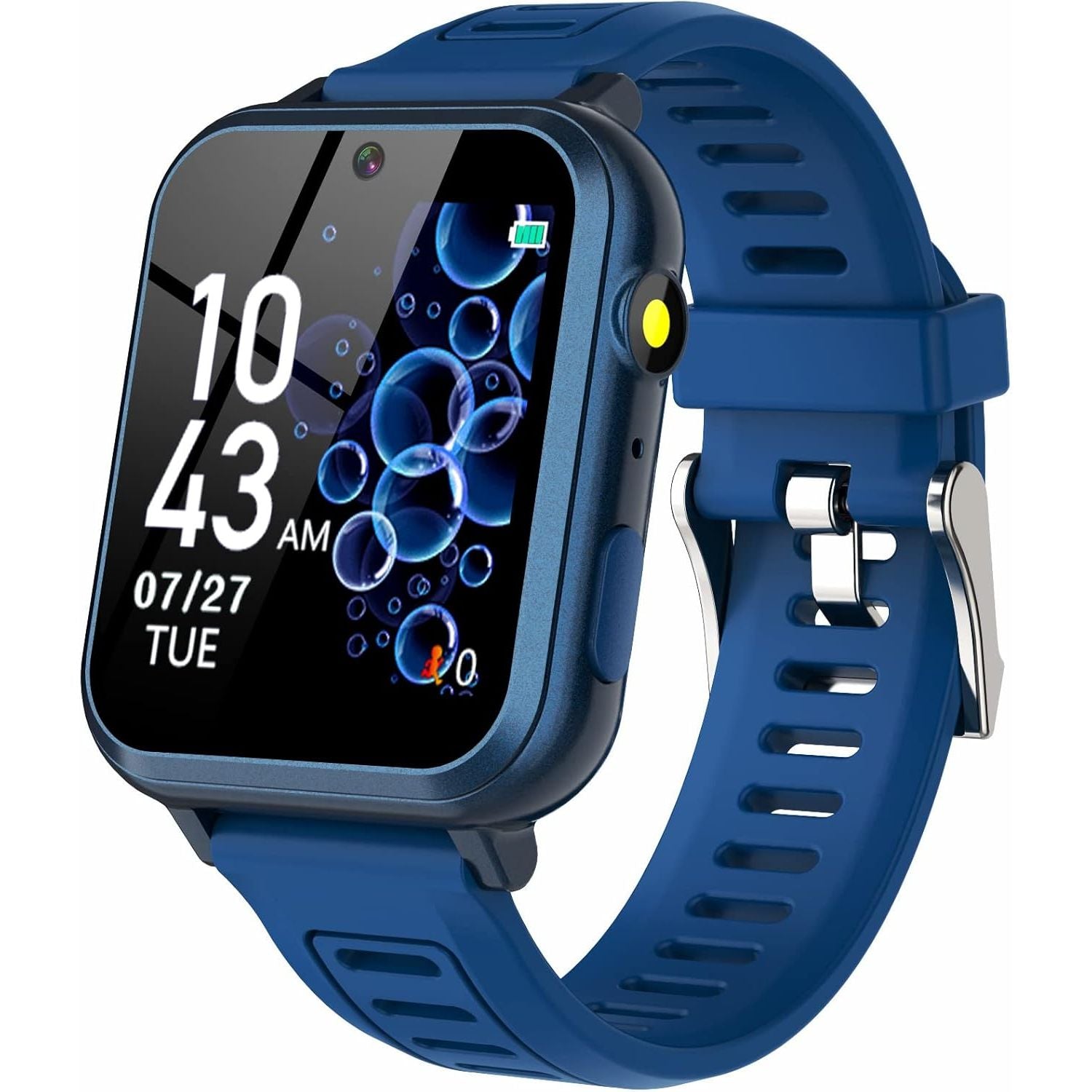 Buy now Phyulls Smart Watch for Kids, Smart Watch Toys with 39 Games Camera Video Recorder Music Alarm Calculator Calendar Flashlight Stopwatch Pedometer Gift Toys for 3-12 Years Old Boys and Girls (Black) blue at indiglob india