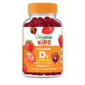 Lifeable Kids Vitamin D Gummies, D3 1000 IU, Vegetarian & Kosher, 90 Count