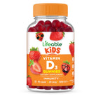 Lifeable Kids Vitamin D Gummies, D3 1000 IU, Vegetarian & Kosher, 90 Count