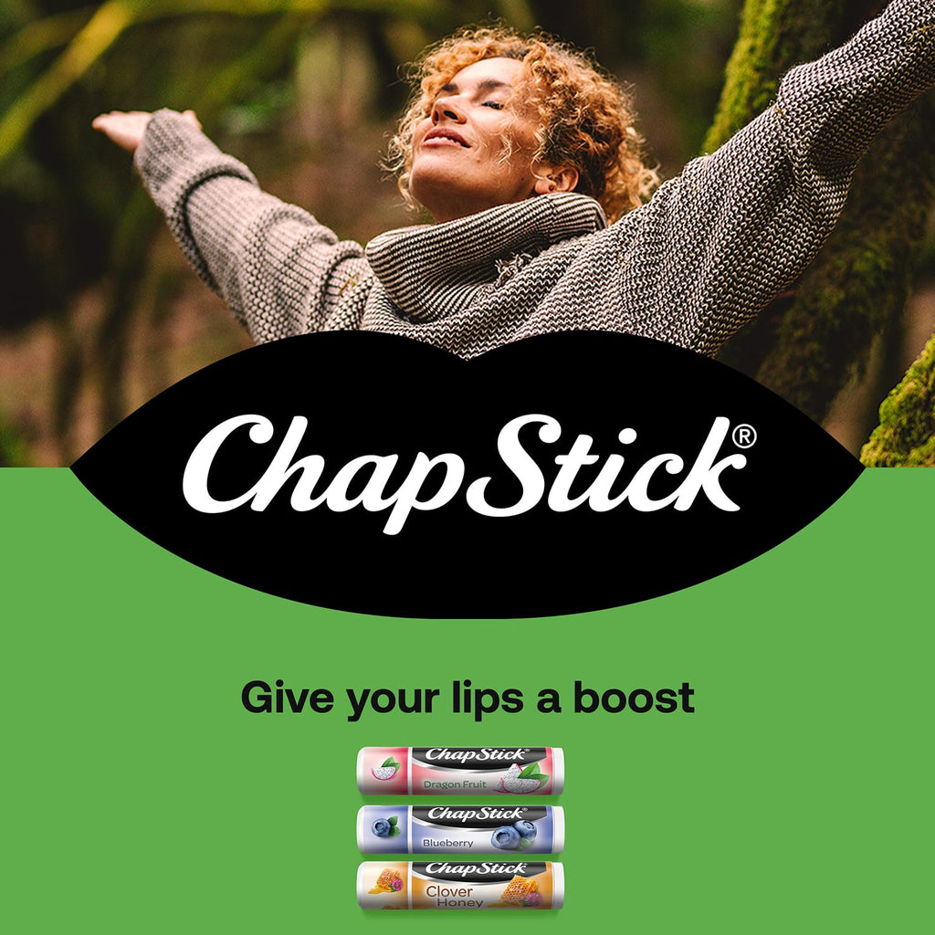 Buy now ChapStick Lip Balm, Superfood Collection 3-Pack – Dragon Fruit, Blueberry & Clover Honey, Moisturizer for Dry Lips, 0.15 Oz at indiglob india