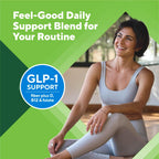 Vitafusion GLP1 Gummy Supplement | 90 Sugar Free Gummies | Vitamin & Mineral Blend with Fiber, D3, B12, and Folate | for Women & Men | Tropical Peach Flavor | Gluten Free Formula