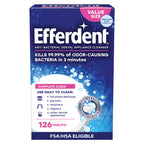 Buy now Efferdent Denture Cleaner Tablets â€“ Dental Appliances, Aligners, Mouth Guard, and Retainer Cleaner Tablets, Complete Clean, 126 Count at indiglob india