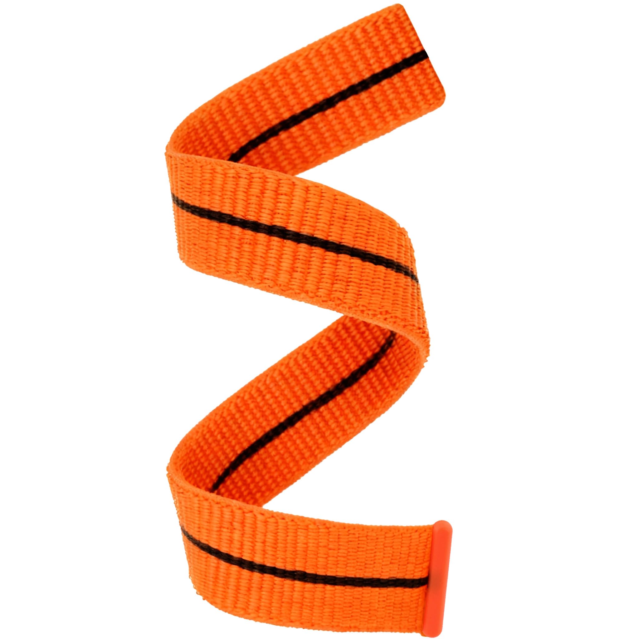 Buy now Abanen Hook and Loop Quick Dry Watch Band for Fenix 8 47mm/ epix Pro 47mm / Fenix 7/6/5, 22mm Woven Nylon Ultralight Sport Wristband Strap for Garmin Instinct 2, Instinct 3 45mm Orange at indiglob india
