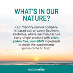 NatureWise Extra-Strength Omega 3 Fish Oil Supplement - 1000mg per Serving - 600 EPA & 400 DHA and Vitamin E - Sustainably Sourced Fish Oil - Lemon Flavor - 60 Softgels[1-Month Supply]